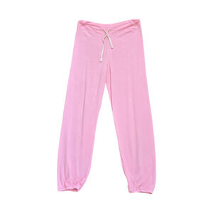 NWT Sundry Pants Womens 4 (XL) Pink Drawstring Jogger Lounge Sweatpants